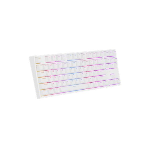Genesis , THOR 404 TKL , Mechanical Gaming Keyboard , Wired , US , Gateron Yellow Pro , White , RGB