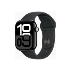 Apple Watch Series 10 , Smart watch , GPS (satellite) , Always-On Retina display , 42mm , Waterproof , Jet Black