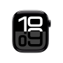 Apple Watch Series 10 , Smart watch , GPS (satellite) , Always-On Retina display , 42mm , Waterproof , Jet Black