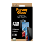 PanzerGlass Screen protector , Apple , iPhone 17 Pro , Glass , Transparent , Ultra-Wide Fit w. EasyAligner