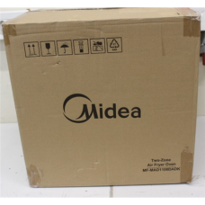 SALE OUT. Midea MAD1100DADK Air fryer digital,Two-zone cavity, 6.4L + 4.4L , Midea , Two Zone Airfryer , MAD1100DADK , Power 1850 W , Capacity 4.4/6.4 L , Rapid Air technology , Black , DAMAGED PACKAGING, UNPACKED
