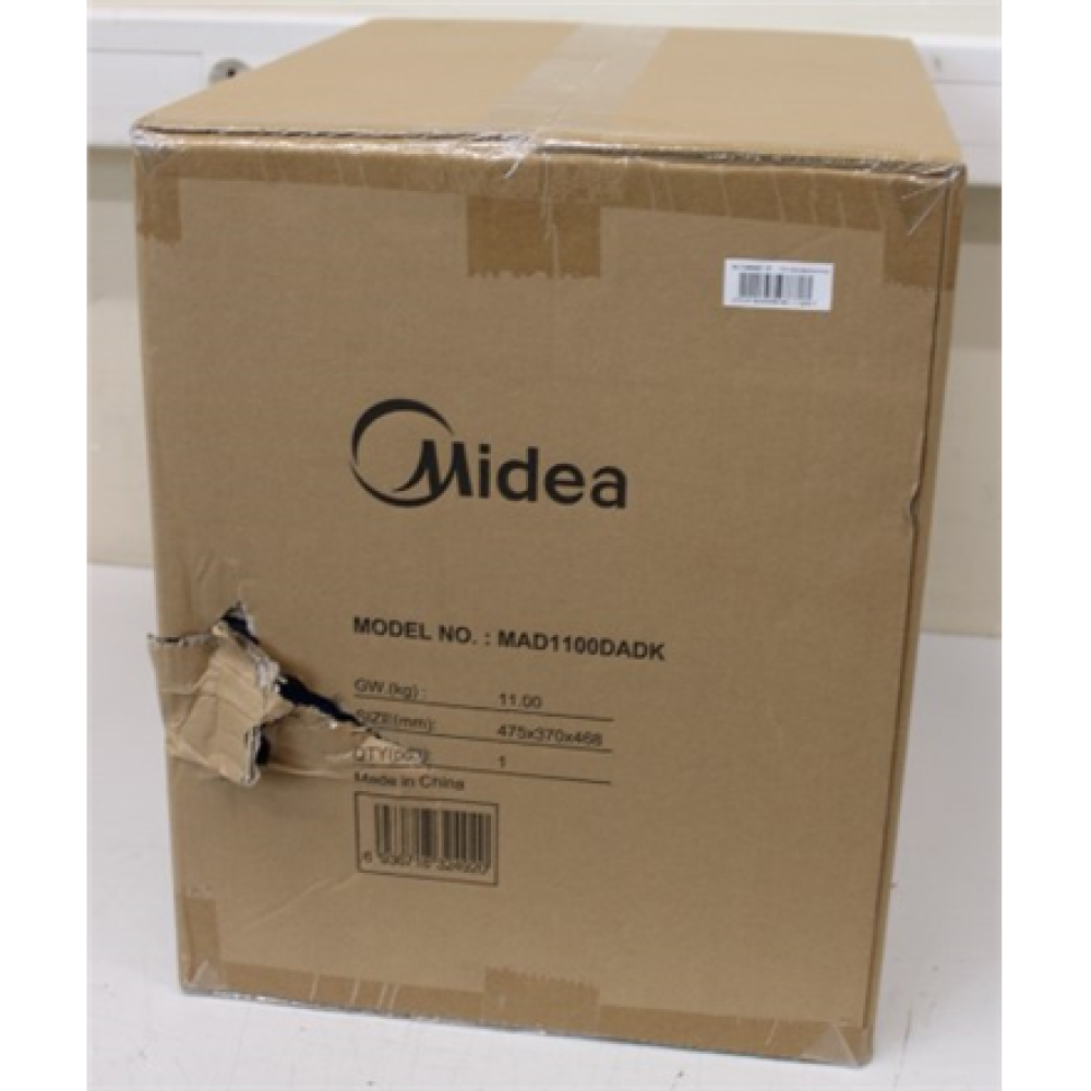 SALE OUT. Midea MAD1100DADK Air fryer digital,Two-zone cavity, 6.4L + 4.4L , Midea , Two Zone Airfryer , MAD1100DADK , Power 1850 W , Capacity 4.4/6.4 L , Rapid Air technology , Black , DAMAGED PACKAGING
