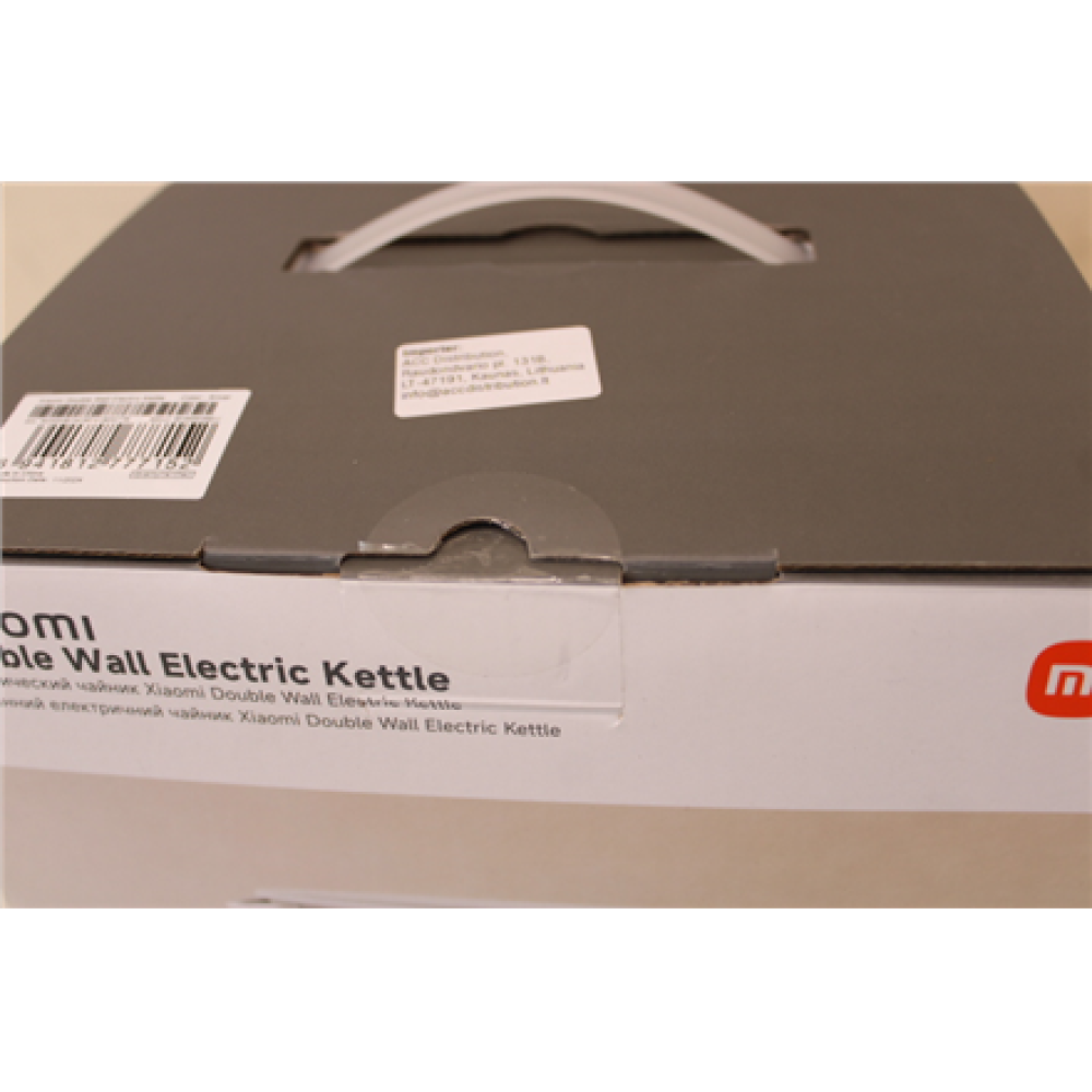 SALE OUT. Xiaomi Electric Kettle S1 EU , Xiaomi , Electric Kettle , S1 EU , Electric , 1800 W , 1.7 L , Stainless steel , Silver , DEMO