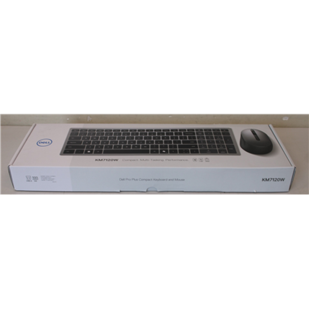 SALE OUT. Dell Keyboard and Mouse KM7120W Wireless Russian , Dell , Keyboard and Mouse , KM7120W , Keyboard and Mouse Set , Wireless , Batteries included , Bluetooth , Wireless connection , Russian , Titan Gray , DEMO, SCRATCHED