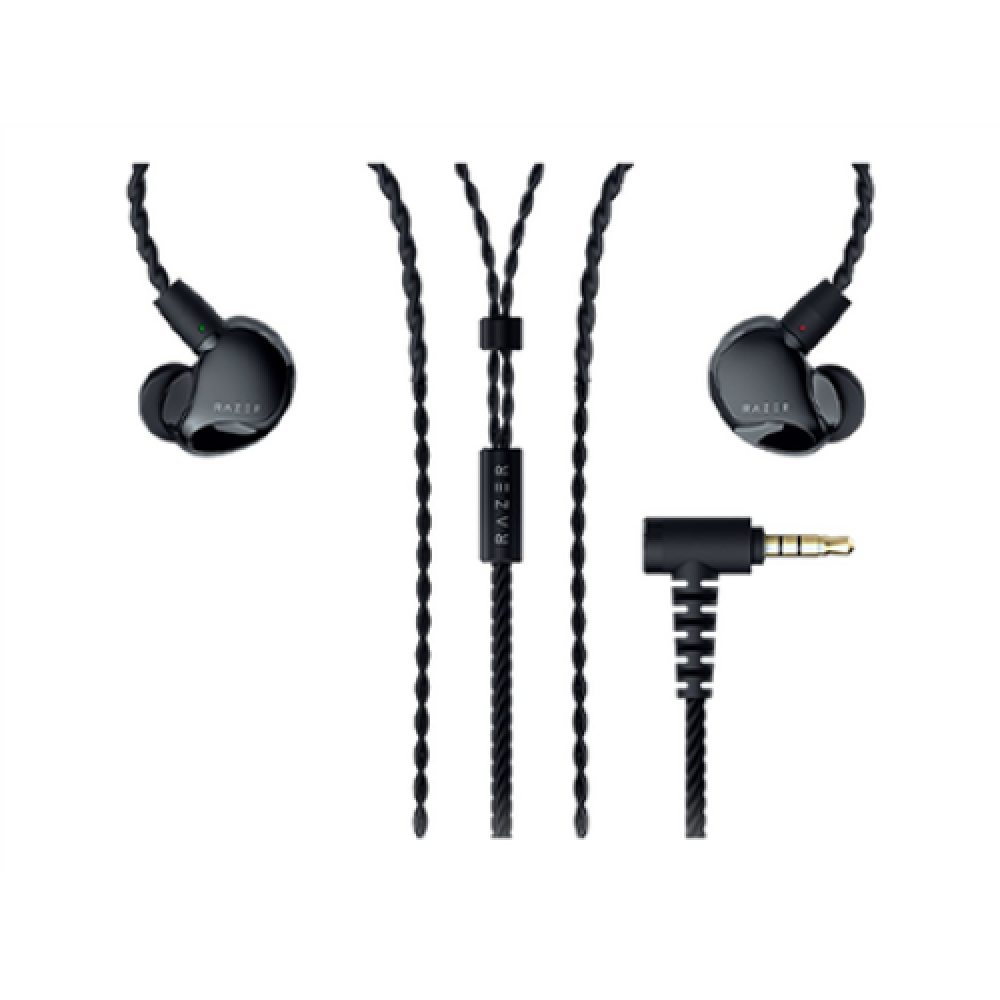Razer , Earphones , Moray , Wired , In-ear , Black
