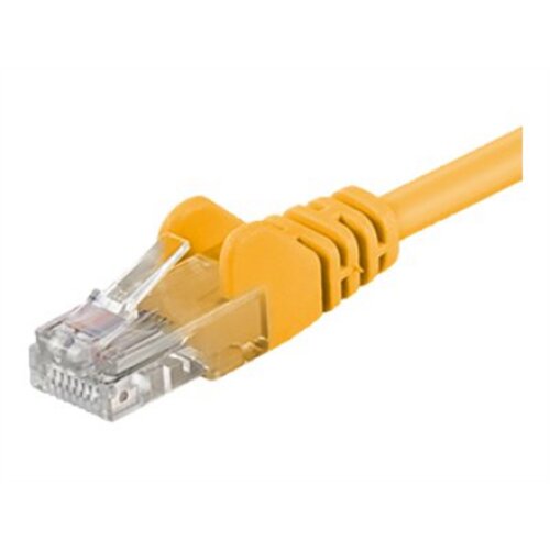 Goobay , CAT 5e patch cable, U/UTP , 95556 , Yellow RJ45 male (8P8C) , RJ45 male (8P8C)