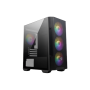 MSI , MAG FORGE M100R , Side window , Black , Micro ATX Tower , Power supply included No , ATX