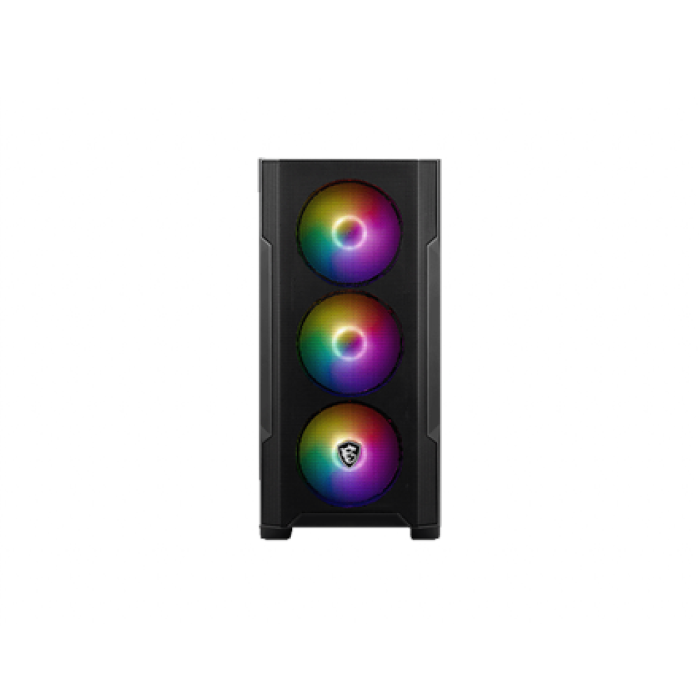 MSI , MAG FORGE M100R , Side window , Black , Micro ATX Tower , Power supply included No , ATX