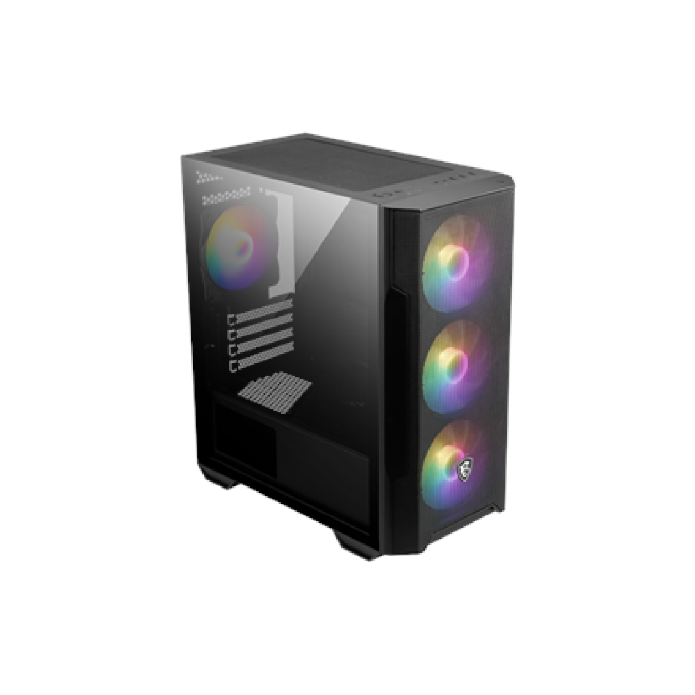 MSI , MAG FORGE M100R , Side window , Black , Micro ATX Tower , Power supply included No , ATX