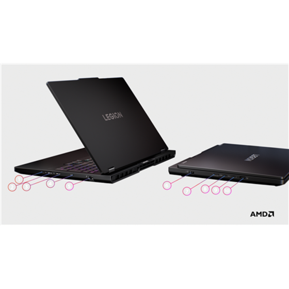 Lenovo Legion Pro 5 16ADR10 , Eclipse Black , 16 , IPS , WQXGA , 2560 x 1600 pixels , 240 Hz , Anti-glare , AMD Ryzen 9 , 8945HX , 32 GB , SO-DIMM DDR5 , Solid-state drive capacity 1000 GB , NVIDIA GeForce RTX 5070 , GDDR7 , 8 GB , Windows 11 Home , 802.1