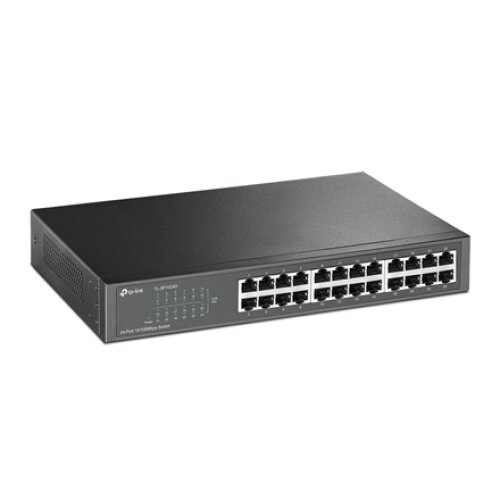 TP-LINK , Switch , TL-SF1024D , Unmanaged , Desktop/Rackmountable , 10/100 Mbps (RJ-45) ports quantity 24 , Power supply type External