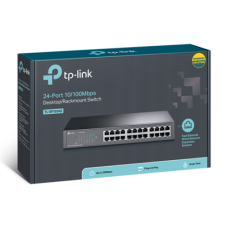 TP-LINK , Switch , TL-SF1024D , Unmanaged , Desktop/Rackmountable , 10/100 Mbps (RJ-45) ports quantity 24 , 1 Gbps (RJ-45) ports quantity , SFP ports quantity , PoE ports quantity , PoE+ ports quantity , Power supply type External , month(s)