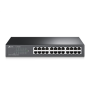 TP-LINK , Switch , TL-SF1024D , Unmanaged , Desktop/Rackmountable , 10/100 Mbps (RJ-45) ports quantity 24 , Power supply type External
