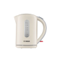 Bosch TWK7607 Standard kettle 2200 W 1.7 L Plastic 360° rotational base Cream