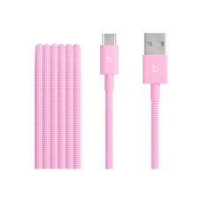 Apple USB-A to USB-C Woven Cable (1.5m) - Power Pink , Apple Apple USB-A to USB-C Woven Cable (1.5m) - Power Pink , Apple