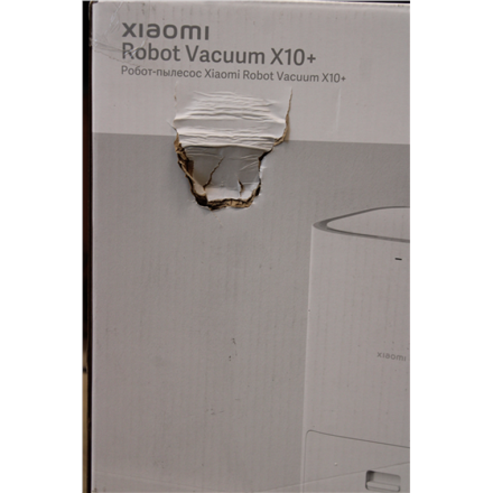 SALE OUT. , Xiaomi , Robot Vacuum , X10+ EU , Wet&Dry , Operating time (max) 120 min , Lithium Ion , 5200 mAh , Dust capacity 0.35 L , 4000 Pa , White , Battery warranty 24 month(s) , DAMAGED PACKAGING