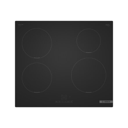 Bosch PIE61ABB5E , Hob , Induction , Number of burners/cooking zones 4 , Touch , Matt Black , Timer