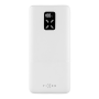Fixed Power bank Zen 20 with LCD display and PD 20W output , FIXZEN-20-WH , 20000 mAh , White