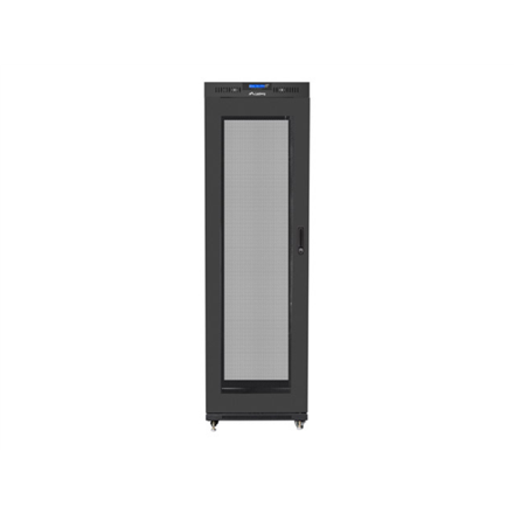 Lanberg , Rack cabinet 19 free-standing 42U/600x600 (flat pack) with mesh door, LCD , FF01-6642-23BL , Black