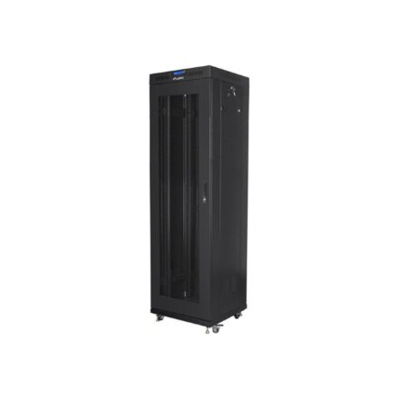Lanberg , Rack cabinet 19 free-standing 42U/600x600 (flat pack) with mesh door, LCD , FF01-6642-23BL , Black
