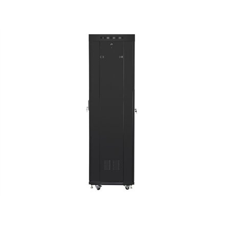 Lanberg , Rack cabinet 19 free-standing 42U/600x600 (flat pack) with mesh door, LCD , FF01-6642-23BL , Black