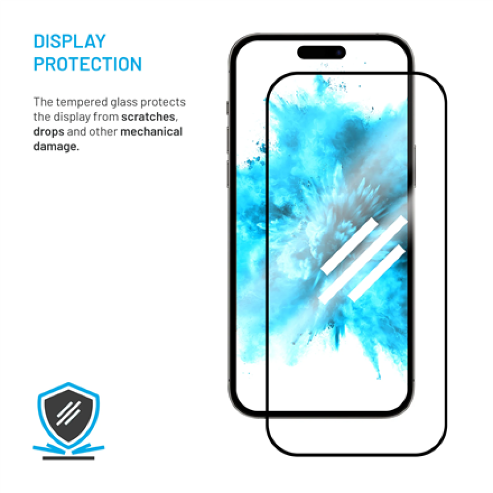 Fixed Samsung , Screen protector , Galaxy A27 5G , Tempered glass , Black , Full Cover 2.5D