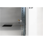 Digitus , Wall Mounting Cabinet , DN-19 09-U , Grey , IP protection class: IP20; Front door: Glass door, single opening; Cabinet type: Wall mounting cabinet; Equipment mounting depth min.-max.: 305-370 mm; Load capacity: 100 kg; Dimensions: 509 x 600 x 45