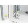 Digitus , Wall Mounting Cabinet , DN-19 09-U , Grey , IP protection class: IP20; Front door: Glass door, single opening; Cabinet type: Wall mounting cabinet; Equipment mounting depth min.-max.: 305-370 mm; Load capacity: 100 kg; Dimensions: 509 x 600 x 45