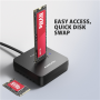 AXAGON , USB-C 10Gbps docking station for M.2 NVMe SSD , ADSA-M2C11L