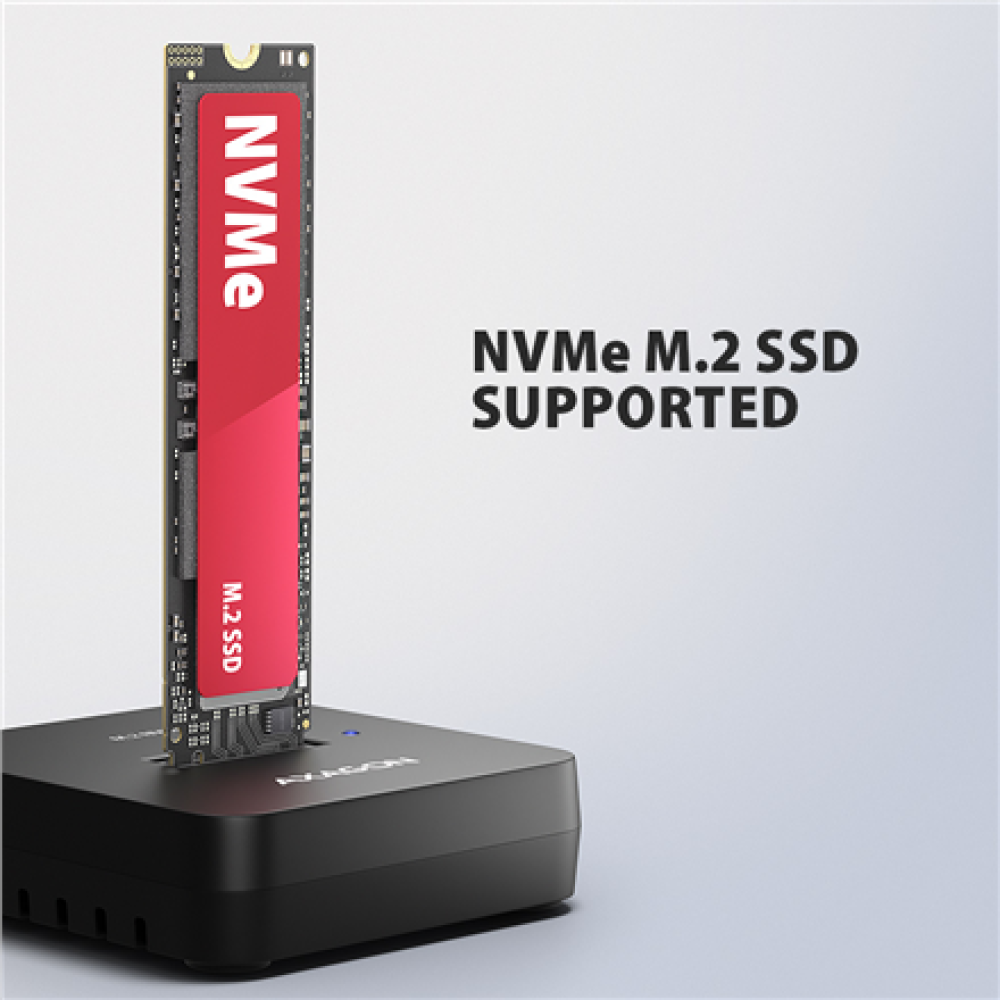 AXAGON , USB-C 10Gbps docking station for M.2 NVMe SSD , ADSA-M2C11L