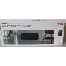 SALE OUT. , Mill Heater , PA1200WIFI3B WiFi Gen3 , Panel Heater , Power 1200 W , Black , UNPACKED, USED, SCRATCHED BACK, DENT ON TOP
