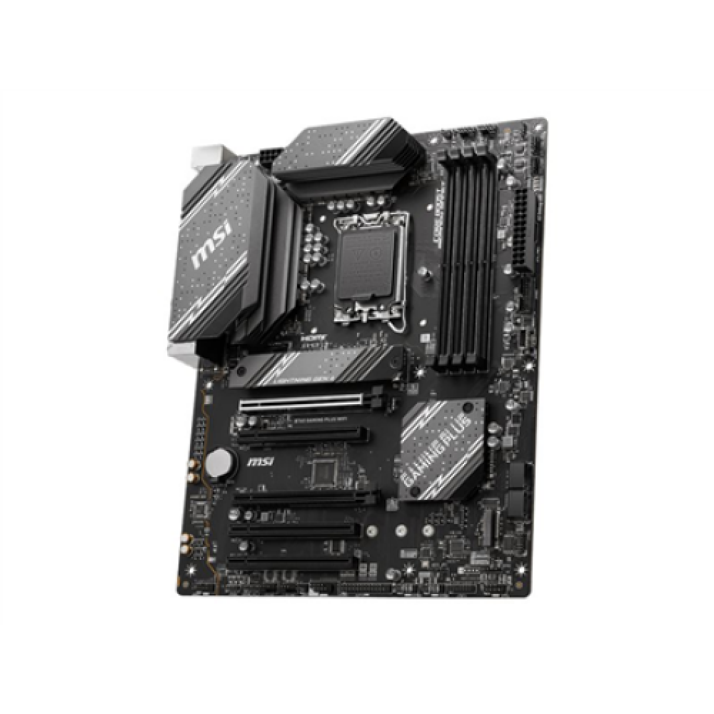 MSI , B760 GAMING PLUS WIFI , Processor family Intel , Processor socket LGA1700 , DDR5 , Memory slots 4 , Supported hard disk drive interfaces SATA, M.2 , Number of SATA connectors 4 , Chipset Intel B760 , ATX