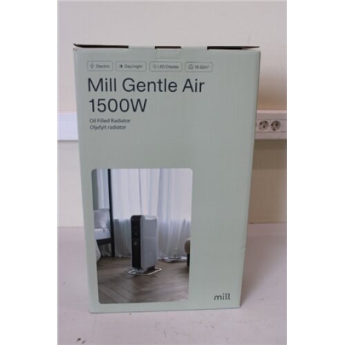 SALE OUT. Mill AB-H1500DN 1500W Oil Filled Radiator, White Mill DAMAGED PACKAGING
