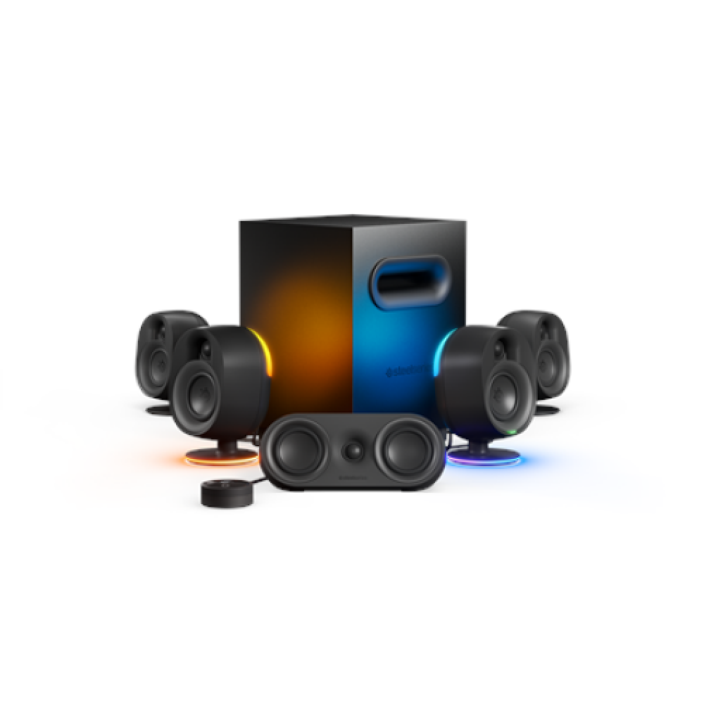 SteelSeries Arena 9 Computer Speakers, Bluetooth, Wireless connection, Black