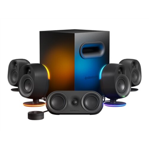 SteelSeries Arena 9 Computer Speakers, Bluetooth, Wireless connection, Black