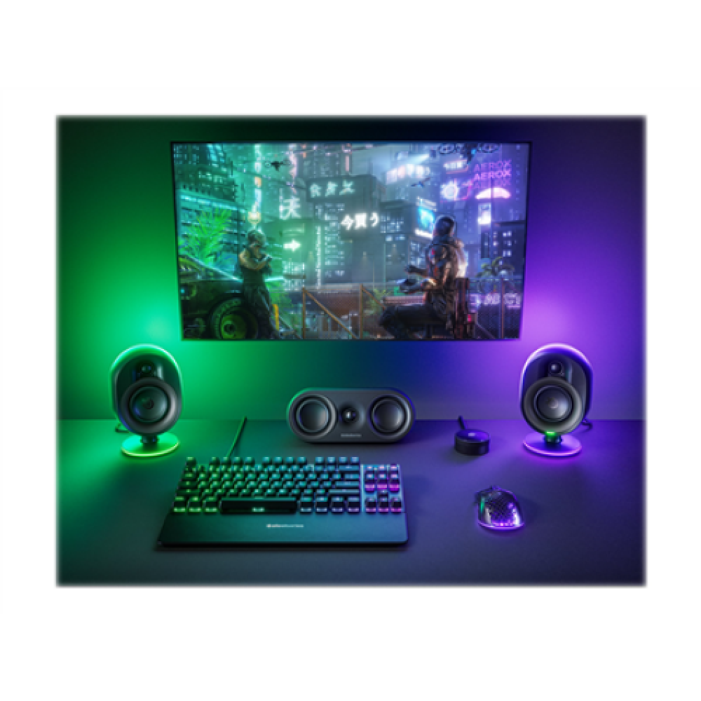 SteelSeries Arena 9 Computer Speakers, Bluetooth, Wireless connection, Black