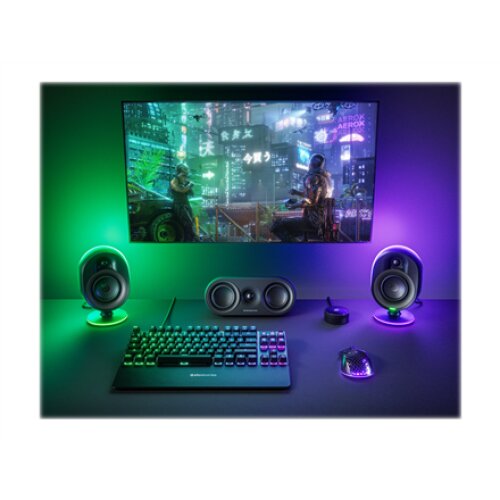 SteelSeries Arena 9 Computer Speakers, Bluetooth, Wireless connection, Black