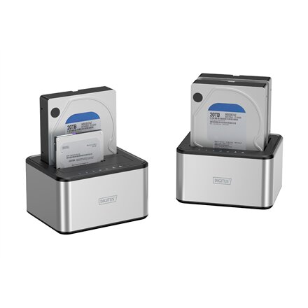 Digitus USB 3.0 dual SATA HDD Docking Station 2.5/3.5