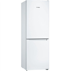 Bosch , Serie 2 Refrigerator , KGN33NWEB , Energy efficiency class E , Free standing , Combi , Height 176 cm , No Frost system , Fridge net capacity 193 L , Freezer net capacity 89 L , 42 dB , White