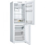 Bosch , Serie 2 Refrigerator , KGN33NWEB , Energy efficiency class E , Free standing , Combi , Height 176 cm , No Frost system , Fridge net capacity 193 L , Freezer net capacity 89 L , 42 dB , White