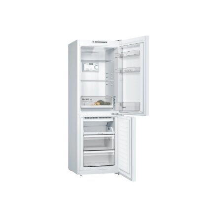 Bosch , Serie 2 Refrigerator , KGN33NWEB , Energy efficiency class E , Free standing , Combi , Height 176 cm , No Frost system , Fridge net capacity 193 L , Freezer net capacity 89 L , 42 dB , White