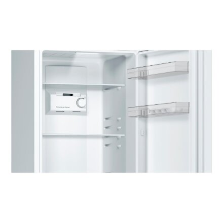 Bosch , Serie 2 Refrigerator , KGN33NWEB , Energy efficiency class E , Free standing , Combi , Height 176 cm , No Frost system , Fridge net capacity 193 L , Freezer net capacity 89 L , 42 dB , White