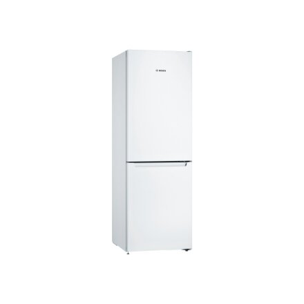 Bosch , Serie 2 Refrigerator , KGN33NWEB , Energy efficiency class E , Free standing , Combi , Height 176 cm , No Frost system , Fridge net capacity 193 L , Freezer net capacity 89 L , 42 dB , White