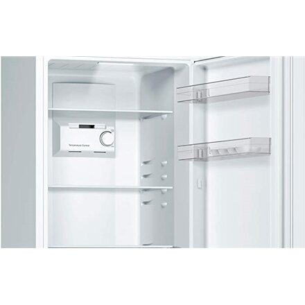 Bosch , Serie 2 Refrigerator , KGN33NWEB , Energy efficiency class E , Free standing , Combi , Height 176 cm , No Frost system , Fridge net capacity 193 L , Freezer net capacity 89 L , 42 dB , White