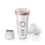 Braun , Silk·épil 9 Epilator , SES 9880 , Operating time (max) 50 min , Number of power levels 2 , Wet & Dry , White/Rose Gold