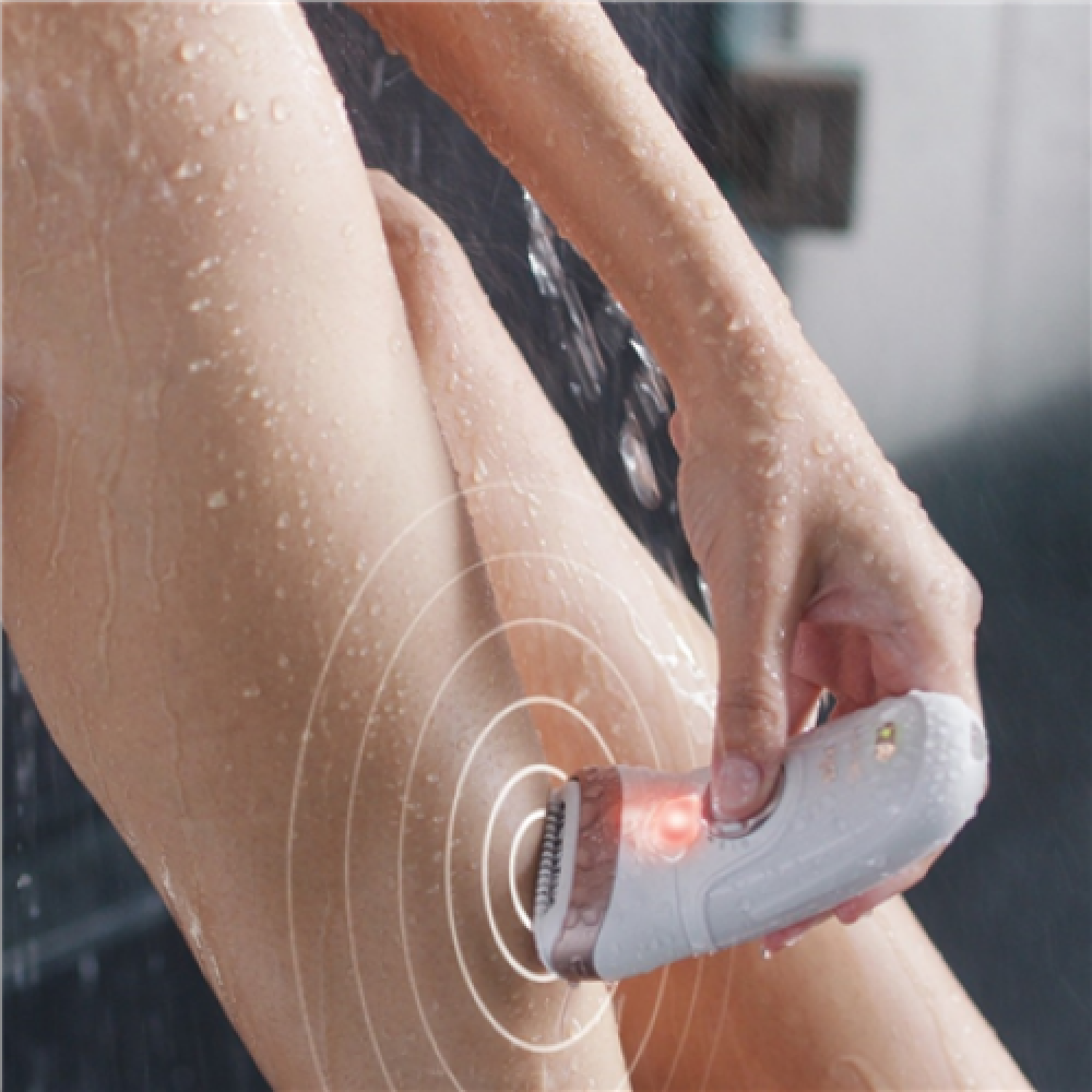 Braun , Silk·épil 9 Epilator , SES 9880 , Operating time (max) 50 min , Number of power levels 2 , Wet & Dry , White/Rose Gold