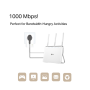 TP-LINK , AV1000 Gigabit Passthrough Powerline Adapter , TL-PA7017P , 1000 Mbit/s , Ethernet LAN (RJ-45) ports 1 , No Wi-Fi , Extra socket