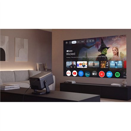 Philips NeoPix 760 Smart Projector , Full HD (1920x1080) , 800 ANSI lumens , Black , Wi-Fi
