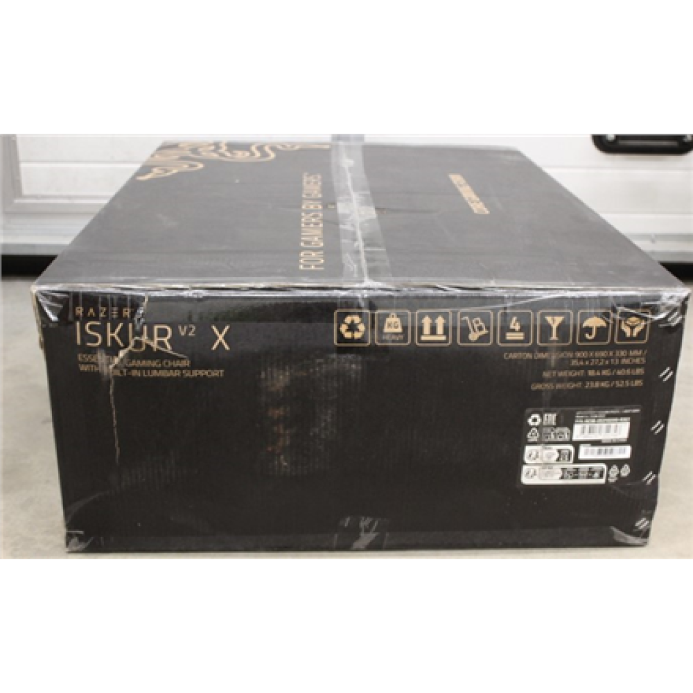 SALE OUT. Razer Iskur V2 X Gaming Chair, Light Grey , Razer Multi Layered Fabric/Steel , Gaming Chair , Iskur V2 X , Light Grey , DAMAGED PACKAGING, SCRATCHED PAINT ON MOUNTING PART