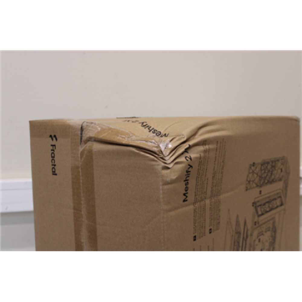 SALE OUT. Fractal Design Meshify 2 XL Black TG Dark Tint Fractal Design Meshify 2 XL Dark Tempered Glass Black DAMAGED PACKAGING